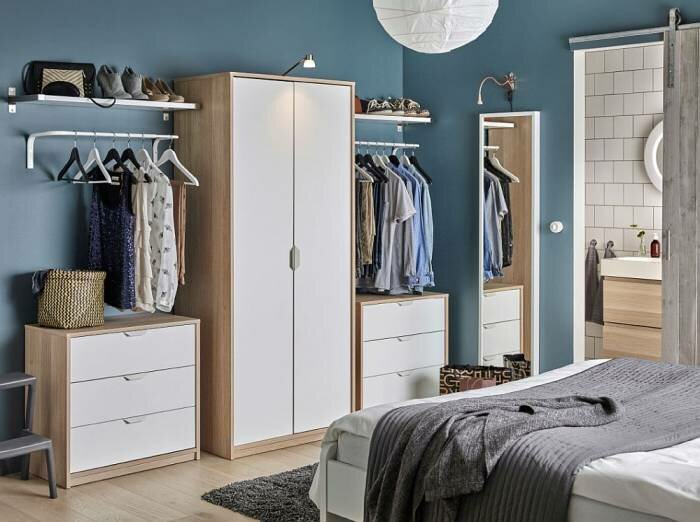 Бюджет спальня шкаф и хранения идеи из IKEA